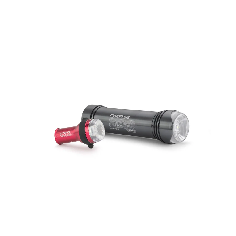 Exposure Suris MK10 and Tracer MK3 React Set Bike Light Set ABUS Bordo folding bike lock