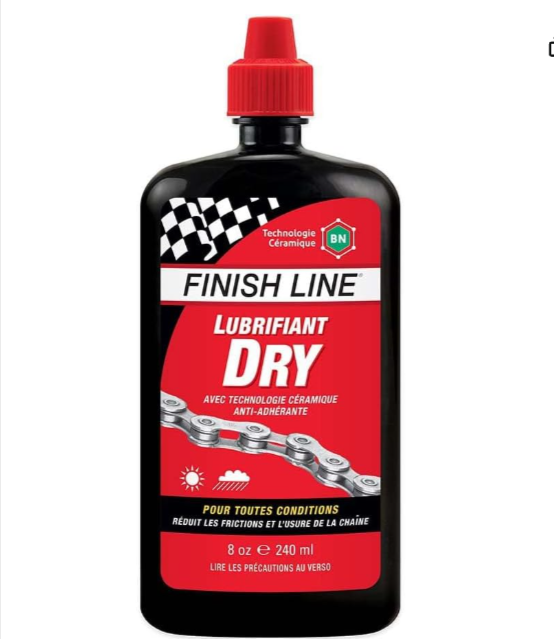Finish Line dry bike chain lubricant