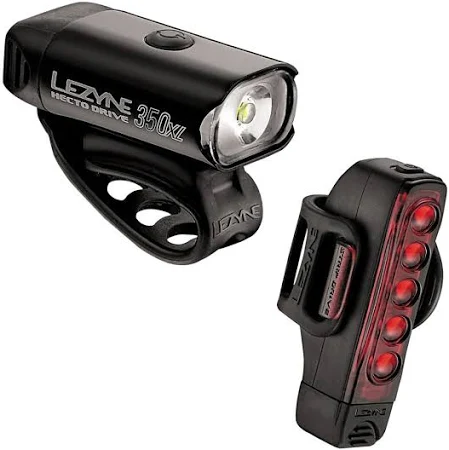 Lezyne Hecto Drive 350XL and KTV Pro Bike Light Set Lezyne Hecto Drive 350XL and KTV Pro Bike