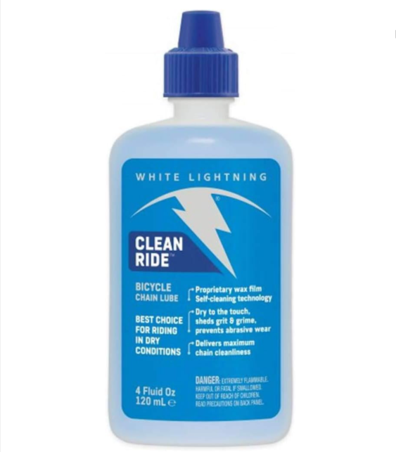 White Lightning self-cleaning chain lube