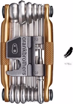 Crankbrothers Multi-19 Tool Bike tools & maintainance – Gold Crankbrothers Multi-19 cycling multi-tool gift