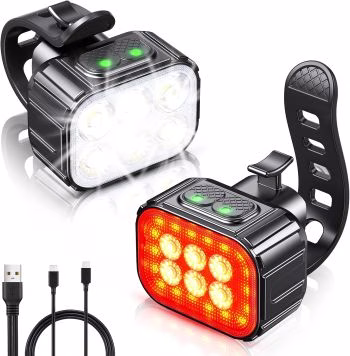 CIRYCASE bike lights front and back Amazon