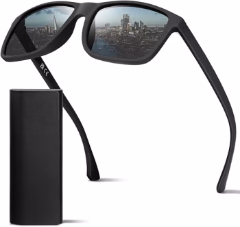 Polarised Sunglasses Mens Womens,Classic Fashion Sun Glasses for Driving Fishing Cycling Running,Anti Glare Ultralight TR90 Square Frame UV400 Protection Polarised Sunglasses Mens Womens,Classic Fashion Sun Glasses for Driving Fishing Cycling Running,Anti Glare Ultralight TR90 Square Frame UV400 Protection