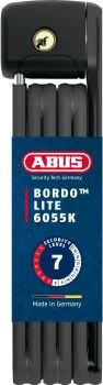 ABUS Bordo Lite 6055K SH Folding Lock with Bracket 85 cm ABUS Bordo Lite 6055 folding bike lock compact lightweight UK 2026